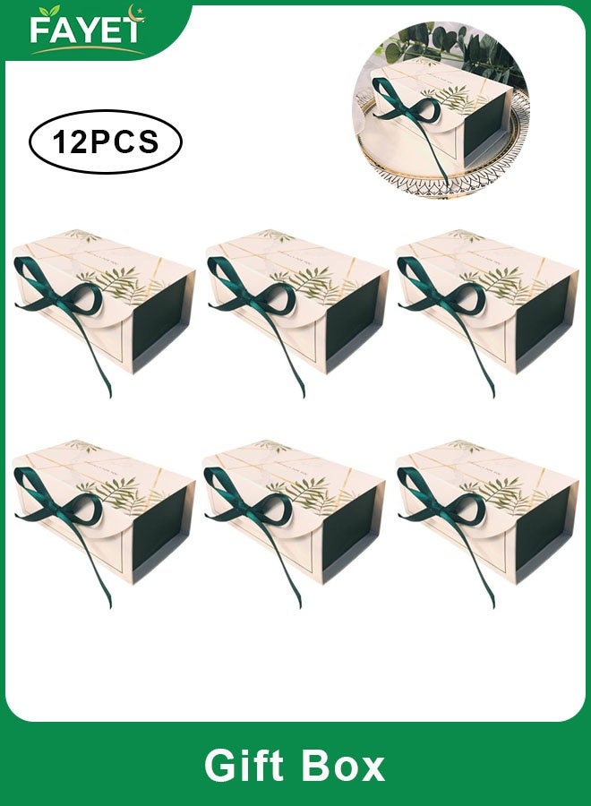 فاييت 12 صندوق هدايا أنيق باللون الأخضر الداكن - Image 1